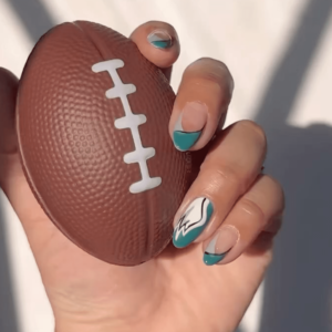 23 Football-Inspired Nail Designs Perfect for Game Day