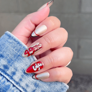 23 Football-Inspired Nail Designs Perfect for Game Day