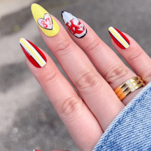 23 Football-Inspired Nail Designs Perfect for Game Day