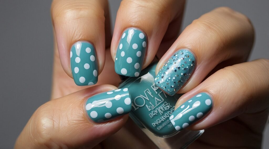 15 Short Nail Design Ideas for February, From Polka Dots to Hearts