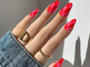 Pink and Red Nail Ideas