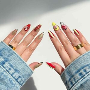 23 Football-Inspired Nail Designs Perfect for Game Day