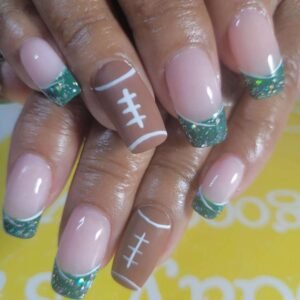 23 Football-Inspired Nail Designs Perfect for Game Day